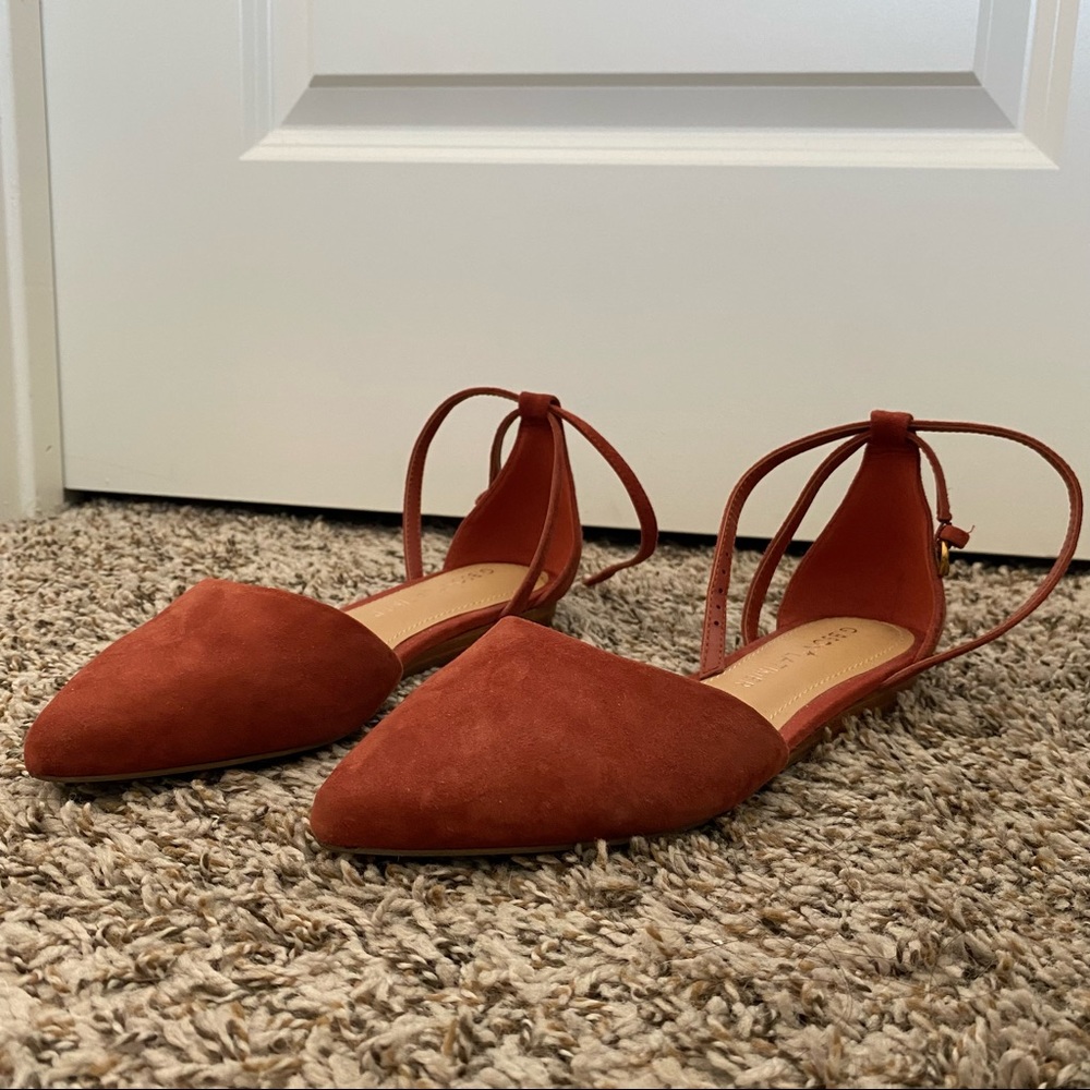 Gibson Latimer velvet flats in size 7.5